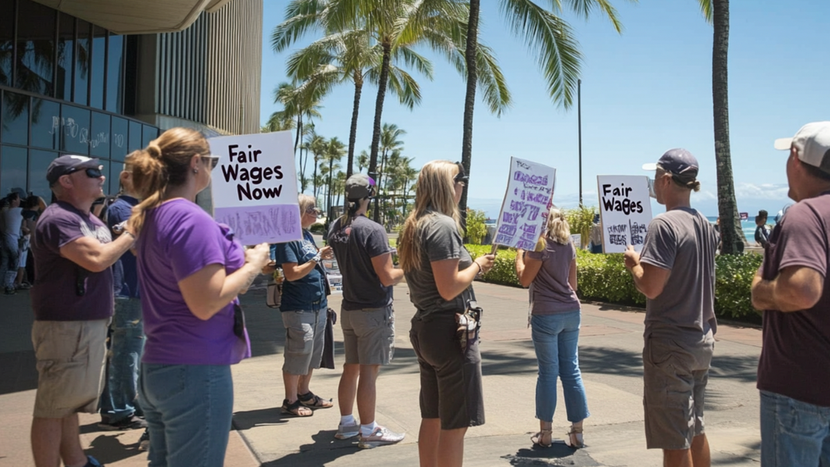 Hawaii Hotel Workers Strike for Fair Wages and Better Conditions